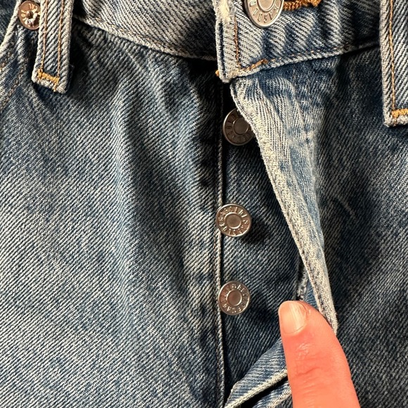 AGOLDE Jeans Womens 24 Low Slung Baggy in Libertine Wide Leg Light Blue Denim - Picture 4 of 16